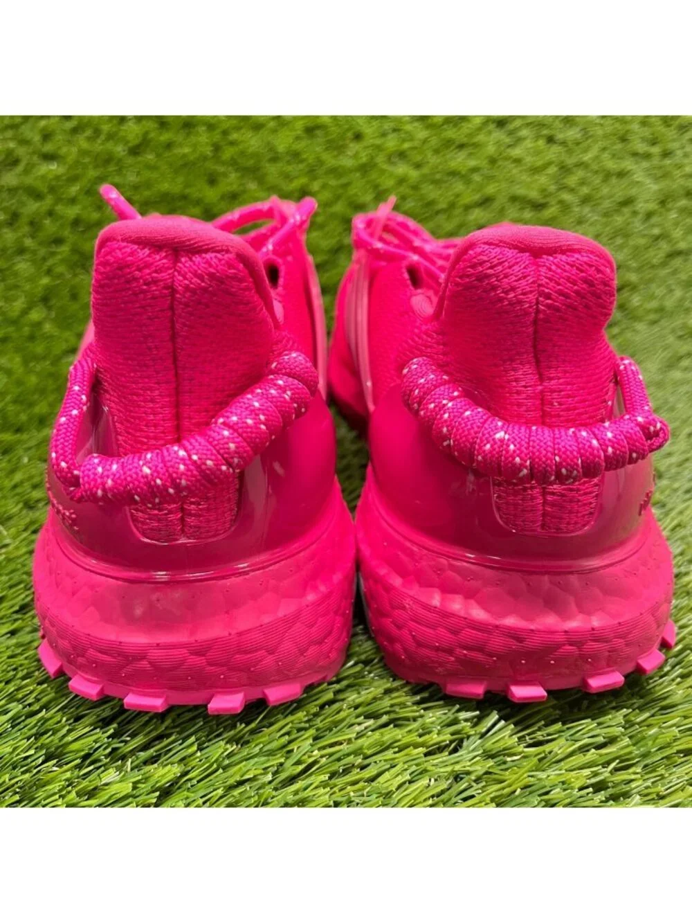 Adidas UltraBoost OG x Ivy Heart Mens Size 6.5 Solar Pink Running Shoes Sneakers